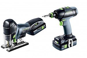 AKUMULIATORINIŲ FESTOOL ĮRANKIŲ RINKINIAI